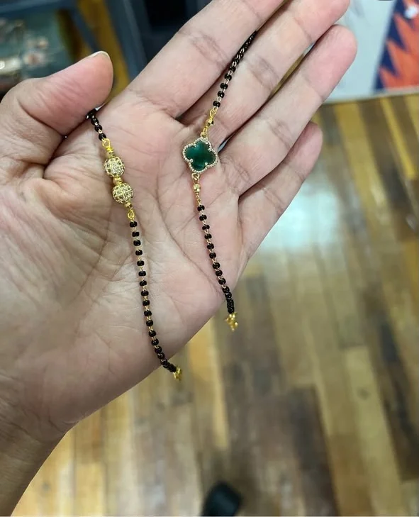 Black Beads Bracelet