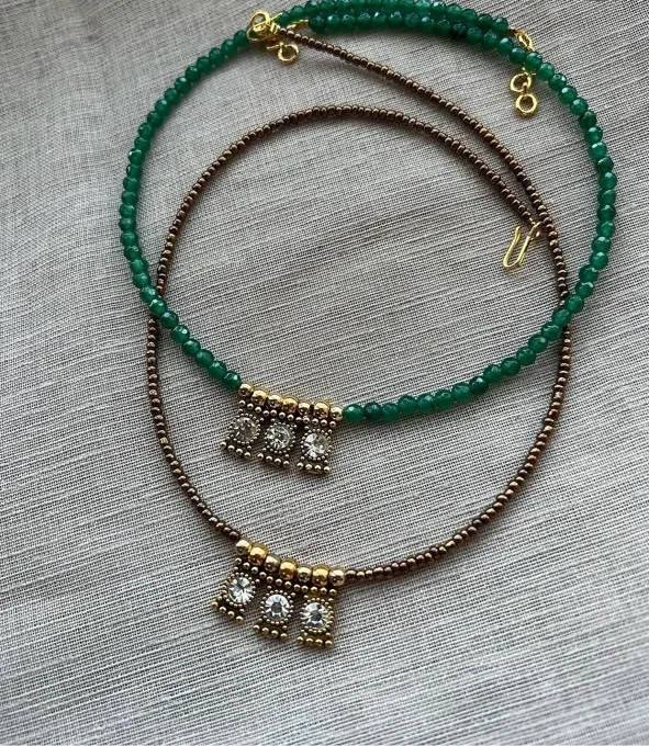 Green & Gold Neckpiece